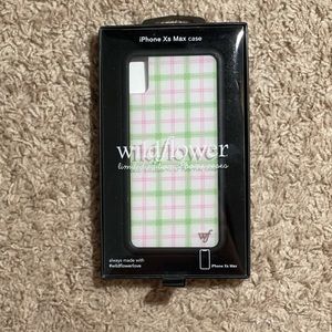 wildflower iphone xs max case. plaid